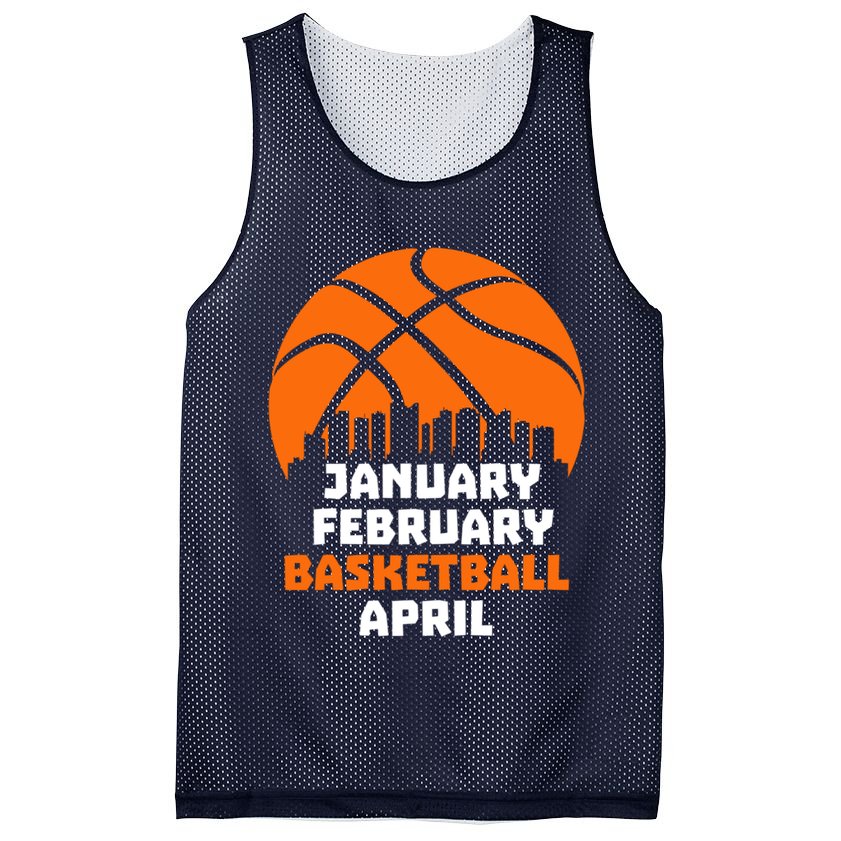 January February Basketball April Madness College Basketball Season Mesh Reversible Basketball Jersey Tank