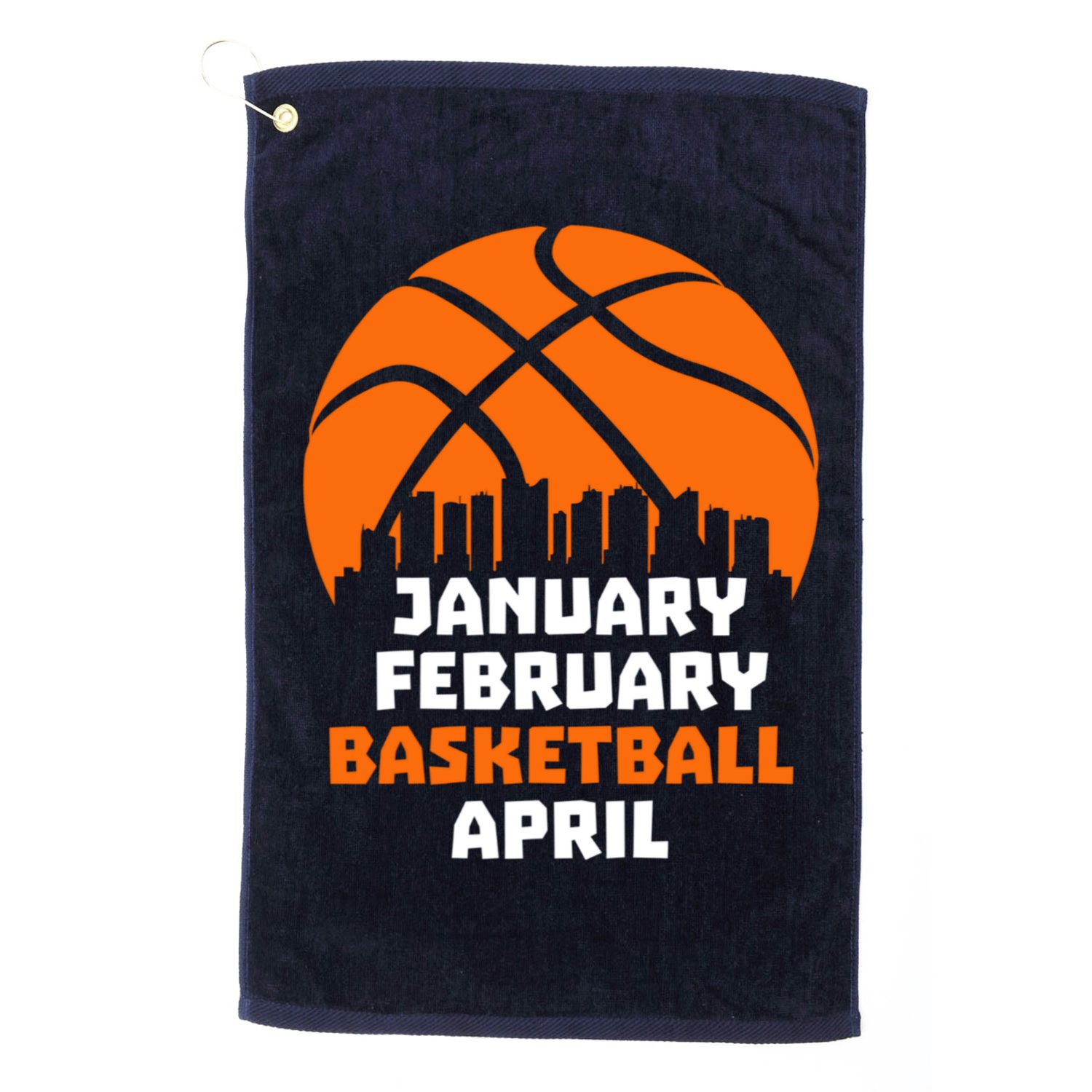 January February Basketball April Madness College Basketball Season Golf Towel