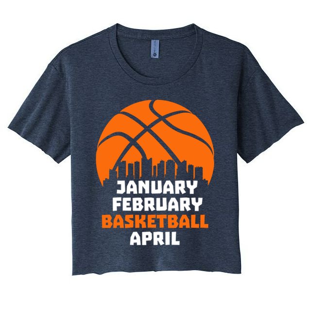 January February Basketball April Madness College Basketball Season Crop Top
