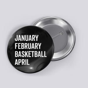 January February Basketball April Madness College Button