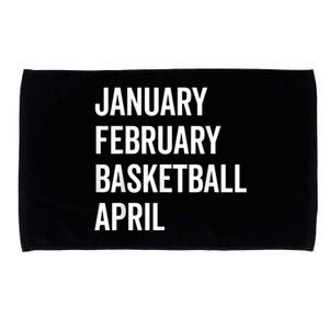 January February Basketball April Madness College Microfiber Hand Towel