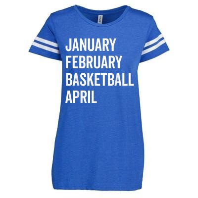 January February Basketball April Madness College Enza Ladies Jersey Football T-Shirt