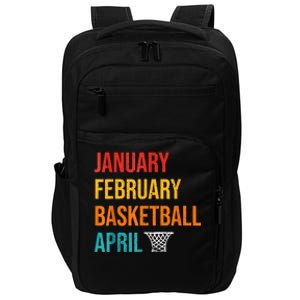 January February Basketball April Madness College Impact Tech Backpack