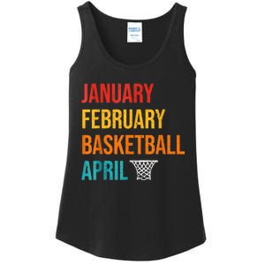 January February Basketball April Madness College Ladies Essential Tank