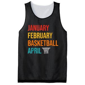 January February Basketball April Madness College Mesh Reversible Basketball Jersey Tank