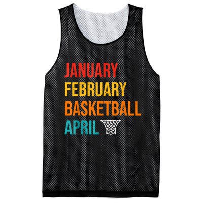 January February Basketball April Madness College Mesh Reversible Basketball Jersey Tank
