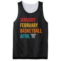 January February Basketball April Madness College Mesh Reversible Basketball Jersey Tank