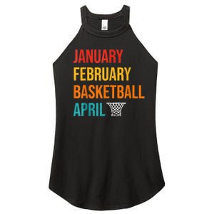 January February Basketball April Madness College Women's Perfect Tri Rocker Tank