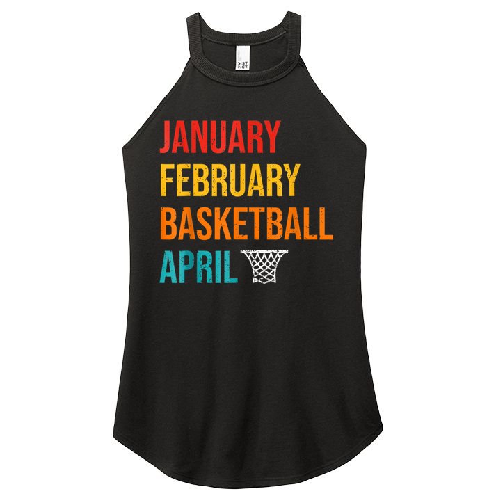 January February Basketball April Madness College Women's Perfect Tri Rocker Tank