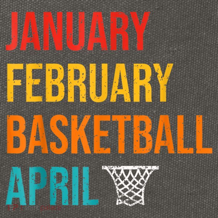 January February Basketball April Madness College Cotton Canvas Backpack