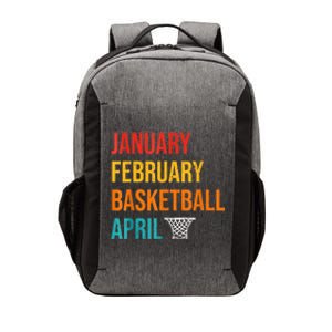 January February Basketball April Madness College Vector Backpack