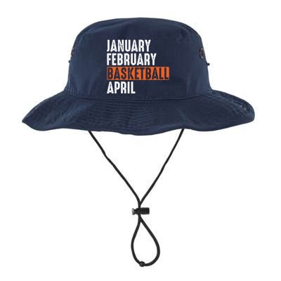 January February Basketball April Funny Vintage Legacy Cool Fit Booney Bucket Hat