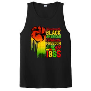 Juneteenth Fist Black Celebrate Black Freedom 1865 Cute Gift PosiCharge Competitor Tank