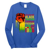 Juneteenth Fist Black Celebrate Black Freedom 1865 Cute Gift Long Sleeve Shirt