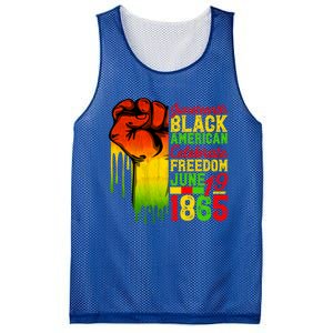 Juneteenth Fist Black Celebrate Black Freedom 1865 Cute Gift Mesh Reversible Basketball Jersey Tank