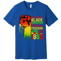 Juneteenth Fist Black Celebrate Black Freedom 1865 Cute Gift Premium T-Shirt