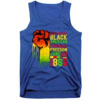 Juneteenth Fist Black Celebrate Black Freedom 1865 Cute Gift Tank Top