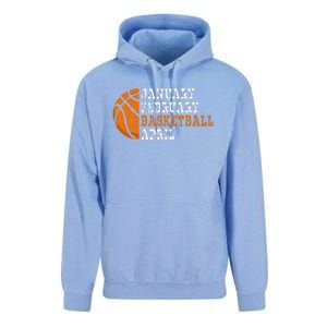 January February Basketball April Funny Basketball Unisex Surf Hoodie