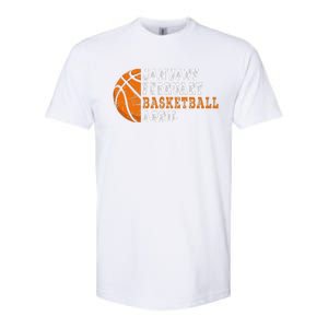 January February Basketball April Funny Basketball Softstyle CVC T-Shirt