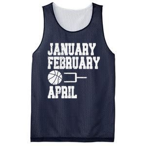 January February Basketball April Funny Basketball Team Mesh Reversible Basketball Jersey Tank