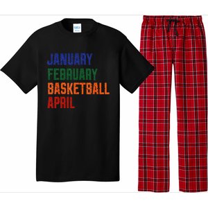 January February Basketball April Pajama Set