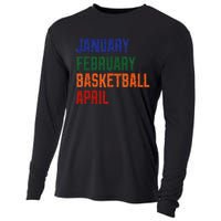 January February Basketball April Cooling Performance Long Sleeve Crew