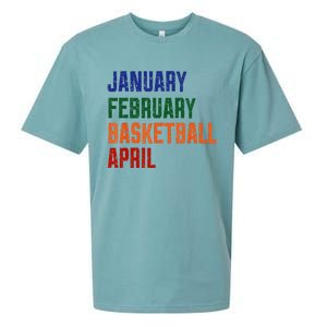 January February Basketball April Sueded Cloud Jersey T-Shirt