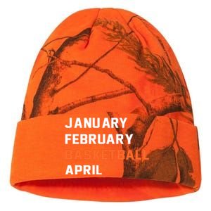 January February Basketball April College Basketball Fan Kati Licensed 12" Camo Beanie