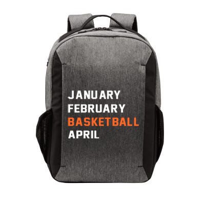 January February Basketball April College Basketball Fan Vector Backpack