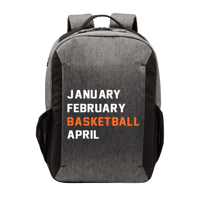 January February Basketball April College Basketball Fan Vector Backpack