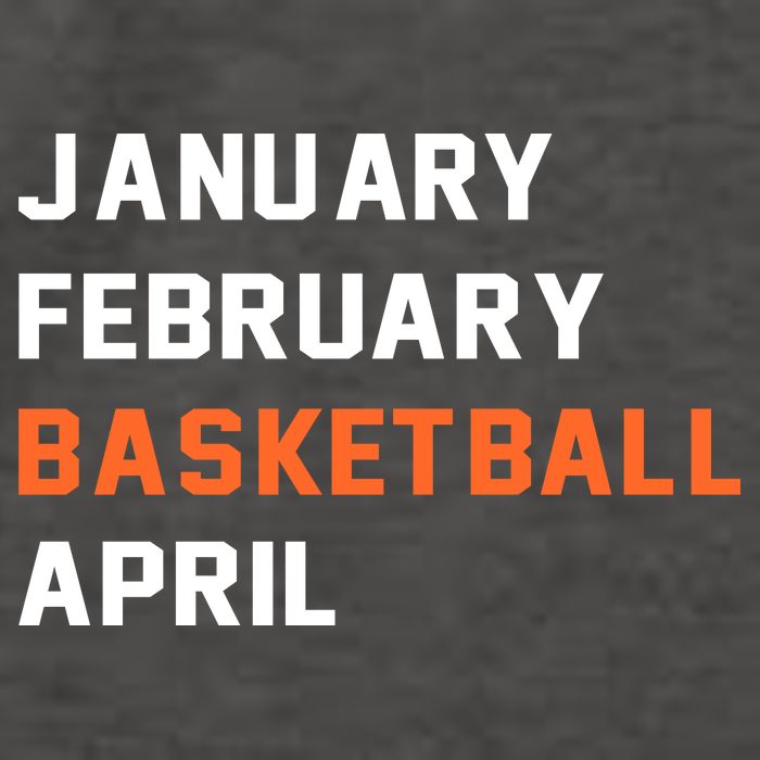 January February Basketball April College Basketball Fan Vector Backpack