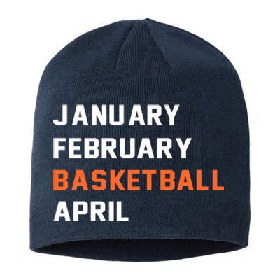 January February Basketball April College Basketball Fan Sustainable Beanie