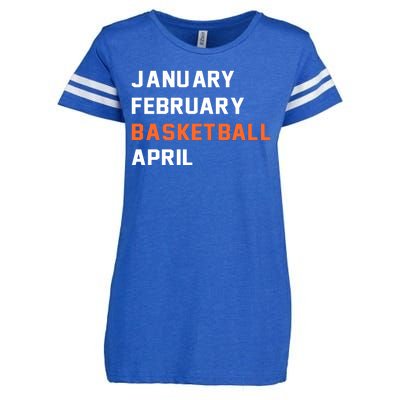 January February Basketball April College Basketball Fan Enza Ladies Jersey Football T-Shirt