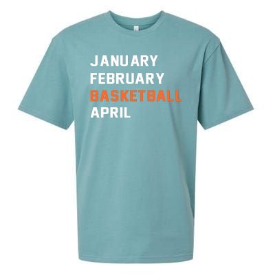 January February Basketball April College Basketball Fan Sueded Cloud Jersey T-Shirt