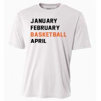 January February Basketball April College Basketball Fan Cooling Performance Crew T-Shirt