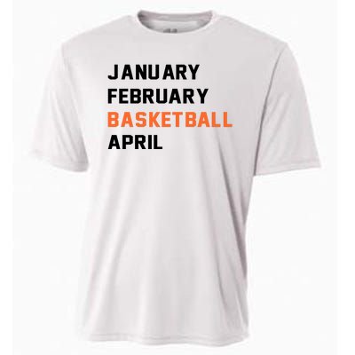 January February Basketball April College Basketball Fan Cooling Performance Crew T-Shirt