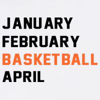January February Basketball April College Basketball Fan Hoodie