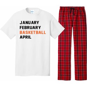 January February Basketball April College Basketball Fan Pajama Set