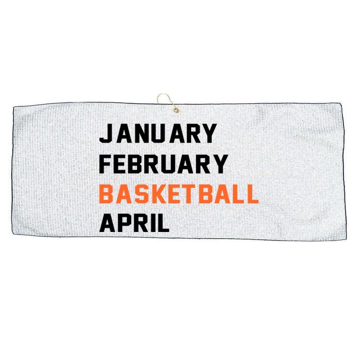 January February Basketball April College Basketball Fan Large Microfiber Waffle Golf Towel