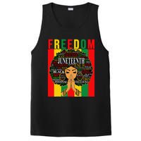 Juneteenth Free Black Melanin Queen Natural Afro Hair PosiCharge Competitor Tank