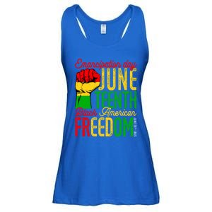 Juneteenth Freedom Black History Month Funny Gift Ladies Essential Flowy Tank