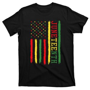 Juneteenth Flag Black Freedom 1865 T-Shirt