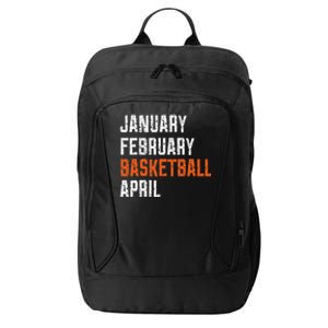 January February Basketball April City Backpack