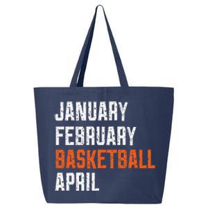 January February Basketball April 25L Jumbo Tote