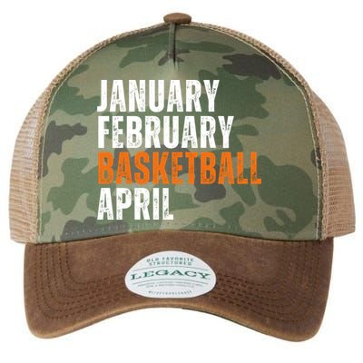 January February Basketball April Madness Legacy Tie Dye Trucker Hat