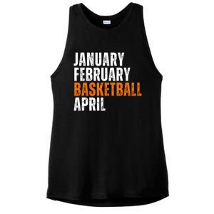 January February Basketball April Madness Ladies PosiCharge Tri-Blend Wicking Tank