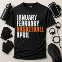January February Basketball April Madness Cooling Performance Crew T-Shirt