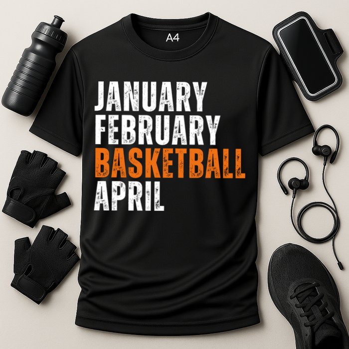 January February Basketball April Madness Cooling Performance Crew T-Shirt