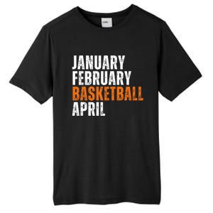 January February Basketball April Madness Tall Fusion ChromaSoft Performance T-Shirt