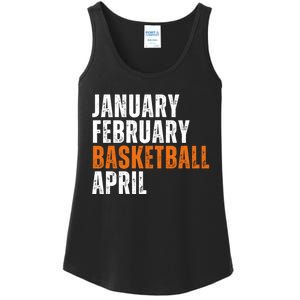 January February Basketball April Madness Ladies Essential Tank